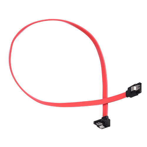 Кабель GoPower  SATA (m)-SATA (m) 0.5м силикон ver.2.0 красный фото 3