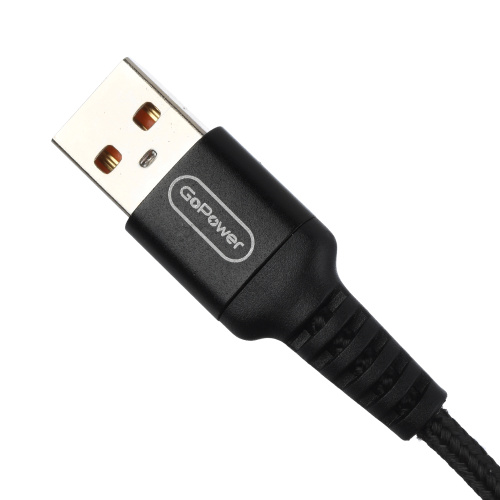 GoPower GP02M Дата Кабель Micro USB (2.4A) черный фото 4