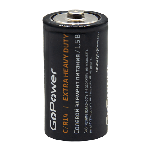 GoPower C / R14 Extra Heavy Duty Солевой элемент питания 1.5V Shrink 2 фото 3 GoPower C / R14 Extra Heavy Duty Солевой элемент питания 1.5V Shrink 2 фото 3