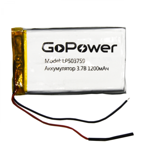 Аккумулятор LP503759 3.7В 1200mAh PK1 Аккумулятор LP503759 3.7В 1200mAh PK1
