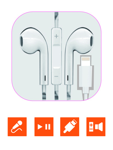 GoPower GPHP10 проводные наушники белые GoPower GPHP10 проводные наушники белые