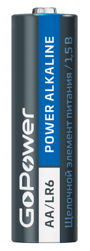 GoPower AA / LR6 Super POWER Alkaline Щелочной элемент питания 1.5V BOX20 Shrink 4 фото 3