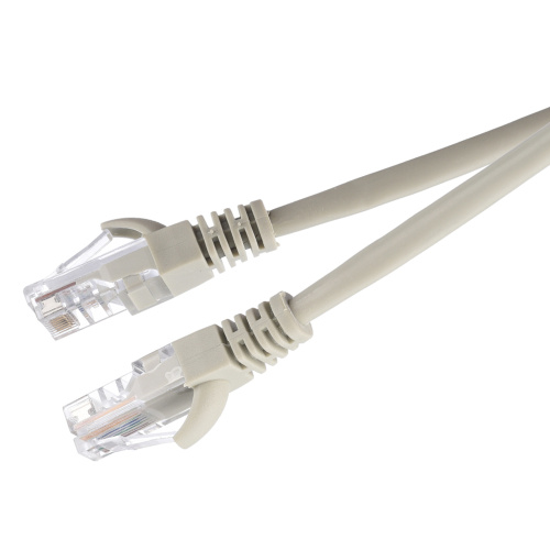 Патч-корд GoPower RJ-45 (m)-RJ-45 (m) 2.0м кат.5е ПВХ 26AWG CCA серый Premium Zip-Lock c подвесом