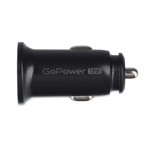 Автомобильное З/У GoPower GPQC11-1U 1USB 18W черный