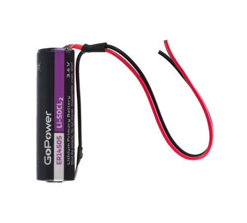Батарейка GoPower ER14505 PC1 Li-SOCl2 3.6V 2600mAh с проводом (1/10/500) Батарейка GoPower ER14505 PC1 Li-SOCl2 3.6V 2600mAh с проводом (1/10/500)