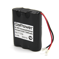 GoPower Батарея аккумуляторная Ni-MH  T236
