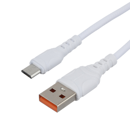 GoPower GP06M Дата Кабель Micro USB(2.4A) белый фото 3