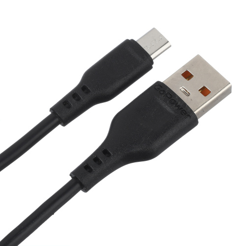 GoPower дата кабель Micro-USB черный фото 4