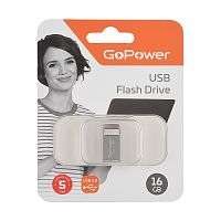 Флеш-накопитель GoPower MINI 16GB USB 2.0