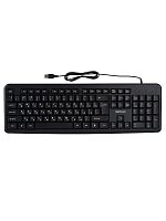 Клавиатура проводная GoPower GPK01 классическая USB 1.35м черный