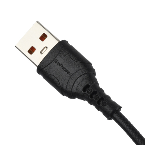 GoPower GP06M Дата Кабель Micro USB(2.4A) черный фото 4