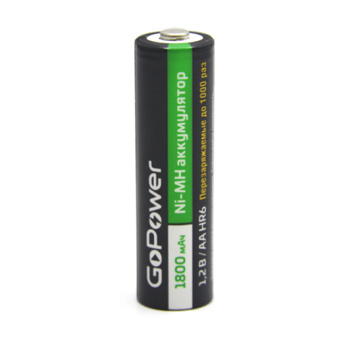GoPower Аккумулятор Ni-MH AA 1800мАч фото 2