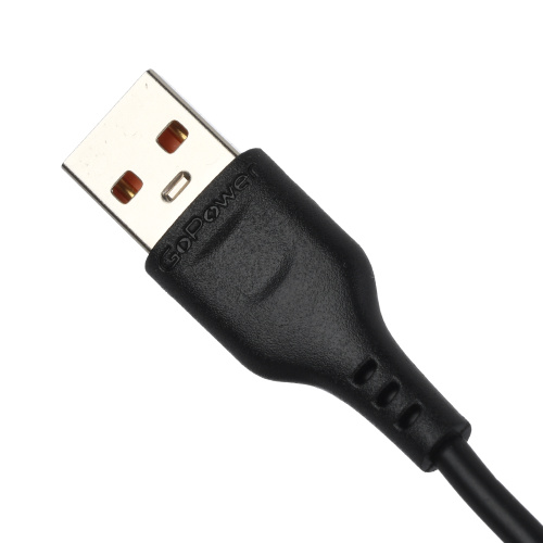 GoPower GP01M-2M Дата Кабель Micro USB(2.1A) 2 метра черный фото 4