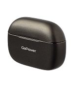 Наушники внутриканальные GoPower MetalCase bluetooth 5.4 с микр. черный графит