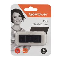 Флеш-накопитель GoPower SLIDER 32GB USB 2.0