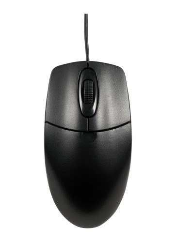 Мышь проводная GoPower GPM01 классическая USB черный