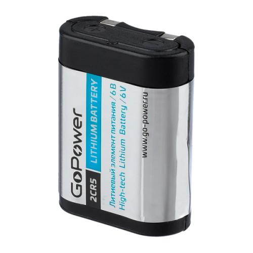 Батарейка GoPower CR-P2 BL1 Lithium 6V фото 2