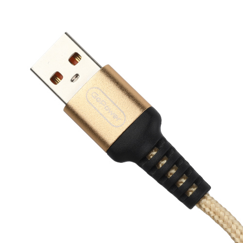 GoPower GP02M Дата Кабель Micro USB (2.4A) золотой фото 4
