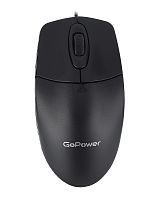 Мышь проводная GoPower GPM01 классическая USB черный