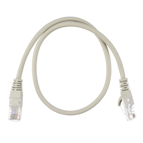 Патч-корд GoPower RJ-45 (m)-RJ-45 (m) 0.5м кат.5е ПВХ 26AWG CCA серый в пакете фото 3